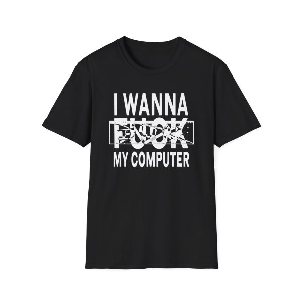 Ninajirachi / I Wanna Fuck My Computer Faded Unisex Softstyle T-Shirt