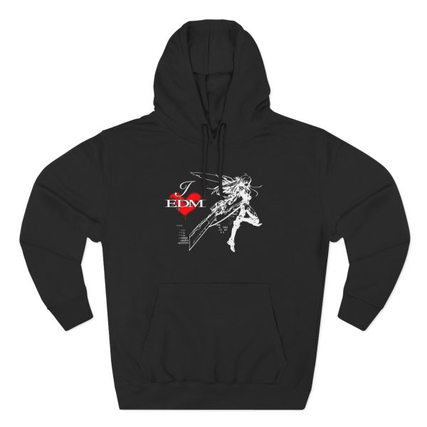 Ninajirachi I Love Edm Three-Panel Fleece Hoodie